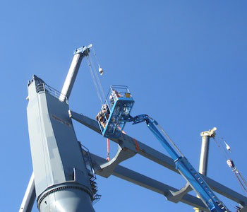 Riggers at height