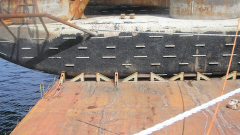 Sea-fastening welds